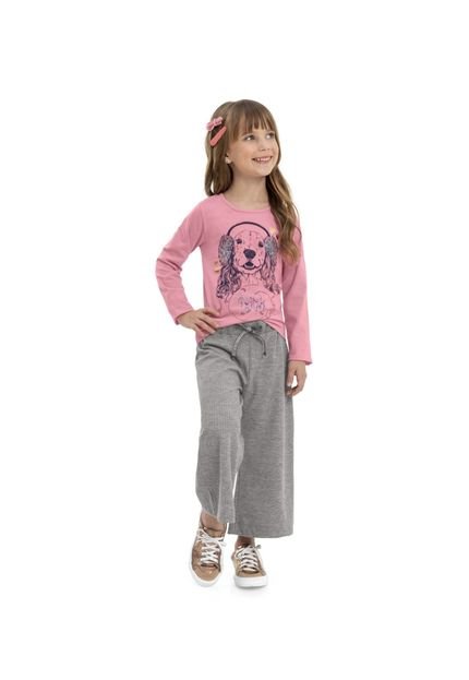 Blusa Quimby Infantil Rosa - Marca Quimby