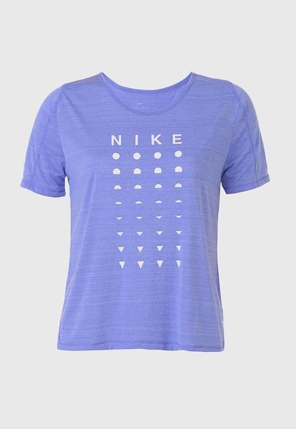 Camiseta Nike W Nk Icnclsh Top Ss Azul - Marca Nike