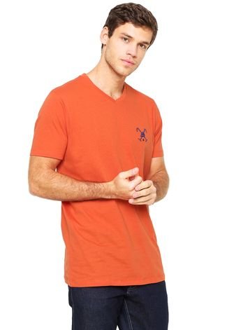 CAMISETA PLAYBT (LOGO) LARANJA - Loja do Play