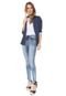 Calça Jeans Hering Skinny Barra Assimétrica Azul - Marca Hering