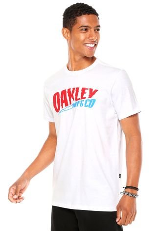 Camiseta Oakley Electric Bark Branca