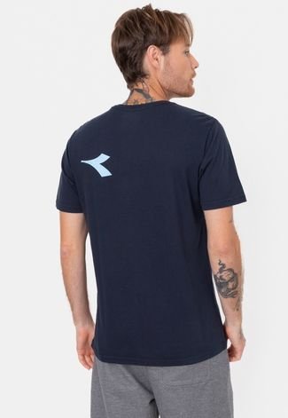 Camiseta Diadora Manifesto Azul Marinho