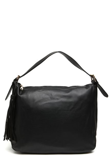 Bolsa Hobo FiveBlu Tassel Preta - Marca FiveBlu