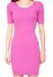 Vestido Calvin Klein Jeans Curto Ribana Rosa - Marca Calvin Klein Jeans