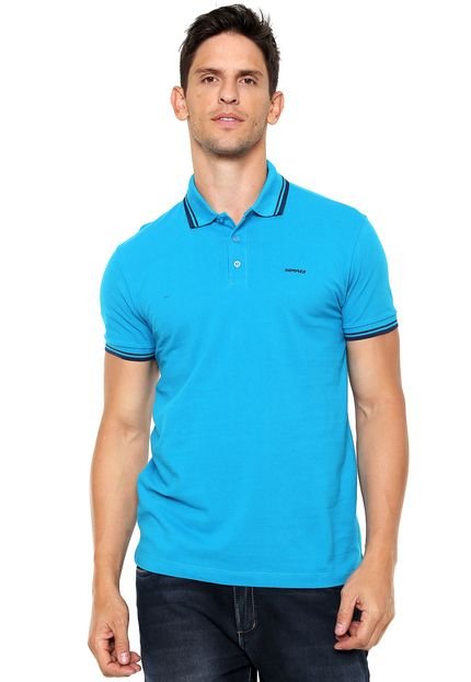 Camisa Polo Sommer Bordado Azul - Marca Sommer