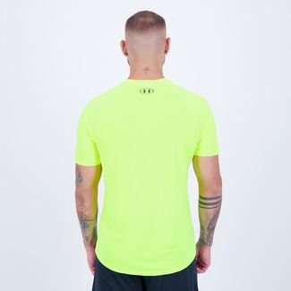 Camiseta Under Armour Tech 2.0 Amarela Fluorescente