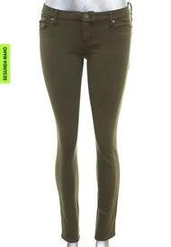 Pantalón Verde Hollister (Producto De Segunda Mano)