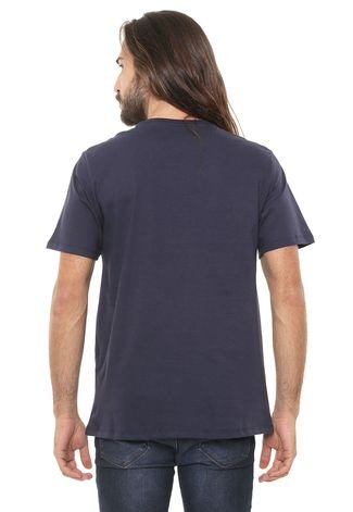 Camiseta Hurley Silk Boardline Azul-Marinho