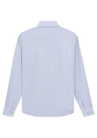 Camisa Slim Fit Masculina em Tricoline Texturizado - Compre Agora