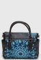 Bolsa Desigual Hand Bag Luna Rock Azul-Marinho - Marca Desigual