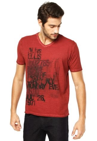 Camiseta Vila Romana Vermelha
