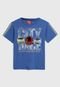Camiseta Kyly Infantil Carros Azul - Marca Kyly