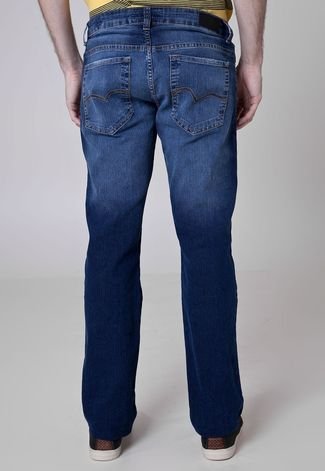 Calça Jeans Acostamento Reta Modern Azul
