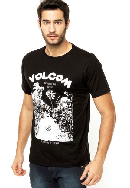 Camiseta Volcom Preta - Marca Volcom