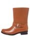 Bota Dumond Biker Cano Gravado Caramelo - Marca Dumond