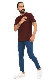 Jeans Tipo Skinny Licrados Para Hombre OutFit Azul Medio