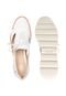 Oxford Flatform Capodarte Recortes Branco - Marca Capodarte