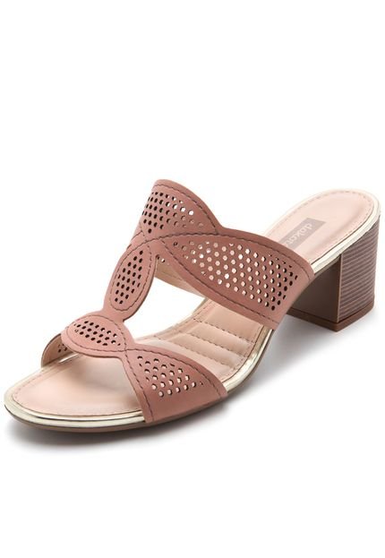 Tamanco Dakota Lasercut Nude - Marca Dakota