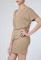 Vestido Reto Triton Mix Bege - Marca Triton