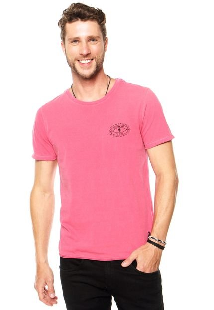 Camiseta Sergio K Estampada Rosa - Marca Sergio K