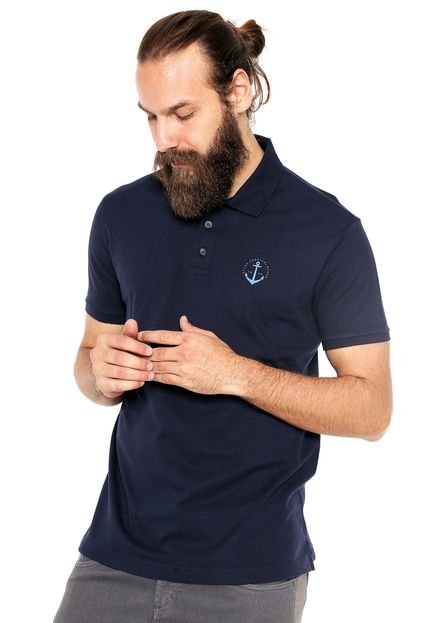 Camisa Polo Ellus Anchor Azul-Marinho - Marca Ellus