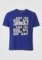 Camiseta HD Lettering Azul - Marca HD Hawaiian Dreams