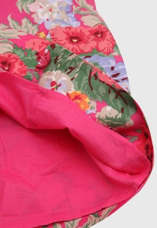 Vestido Polo Ralph Lauren Infantil Floral Rosa