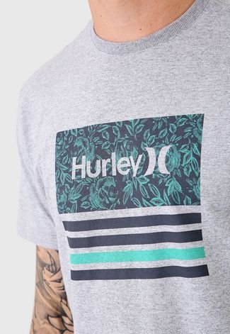 Camiseta Hurley Boardlines Cinza