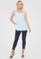 Blusa Finery London Chester Slash Neck Cami Top Azul - Marca Finery London