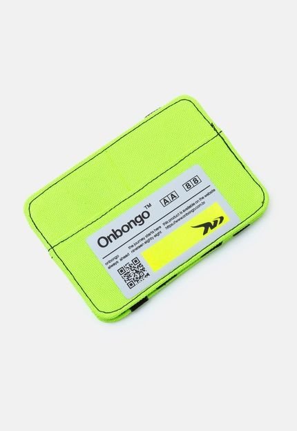 Carteira Onbongo  Verde Neon - Marca Onbongo
