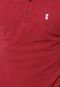 Camisa Polo Sergio K Botões Vermelha - Marca Sergio K