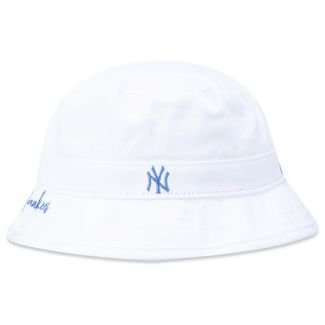 Headwear New Era Chapeu Bucket New York Yankees Branco