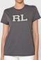 Camiseta Lauren Ralph Lauren Estonada Logo Grafite - Marca Lauren Ralph Lauren