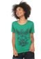 Camiseta Colcci Estampada Verde - Marca Colcci