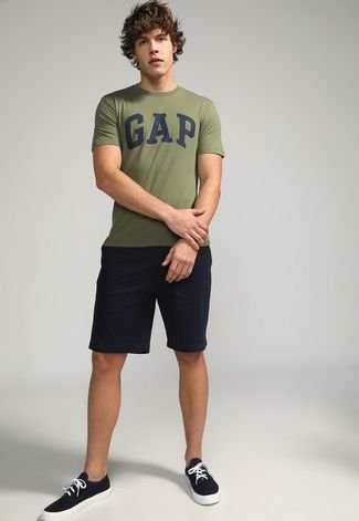 Camiseta GAP Logo Verde - Compre Agora