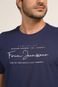 Camiseta Forum Lettering Azul-Marinho - Marca Forum