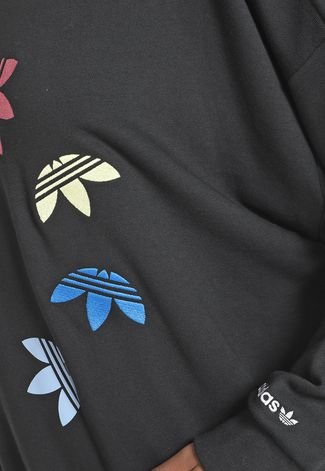 Adidas originals repeat 2024 iridescent trefoil crew sweatshir