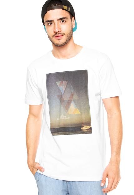 Camiseta Reef Especial Geometricwave Branca - Marca Reef