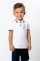 Camisa Polo Piquet Infantil Menino Branco - Ding Dang - Marca Ding Dang