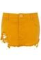 Saia Jeans Coca-Cola Jeans Mini Skirt Moust Amarela - Marca Coca-Cola Jeans