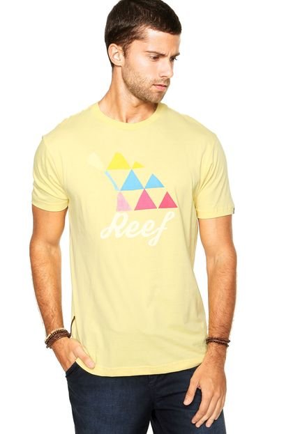 Camiseta Reef Quilhes Amarela - Marca Reef