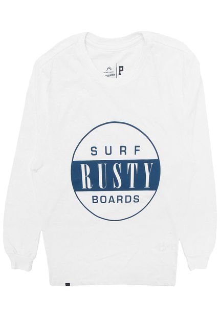Camiseta Rusty Menino Escrita Branca - Marca Rusty