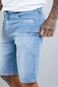 Bermuda Jeans Masculina Slim na Lavagem Azul Clara - Marca Dialogo Jeans