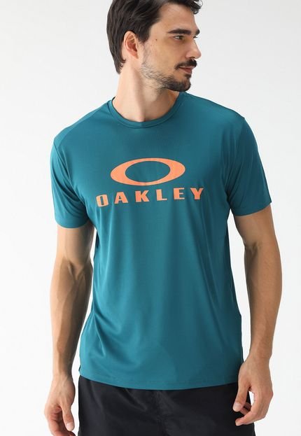 Camiseta Oakley Reta Logo Verde - Marca Oakley