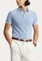 Camisa Polo Polo Ralph Lauren Slim Logo Bordado Azul - Marca Polo Ralph Lauren