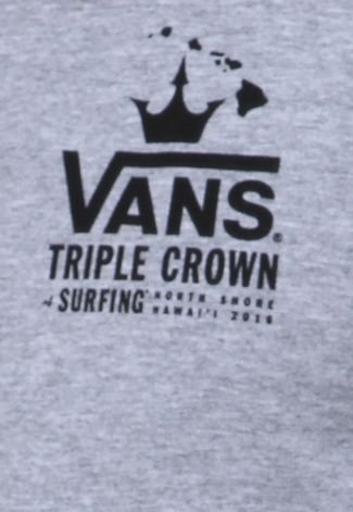 Camiseta Vans Triple Crown Poster Cinza