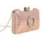 Bolsa Clutch Liage Festa Metal Casamento Brilho Strass Pedraria Pedra Dourada Rose Bronze - Marca Liage