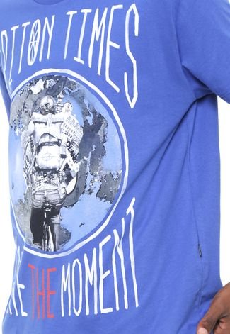 Camiseta Triton Save The Moment Azul