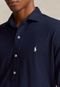 Camisa Polo Ralph Lauren Reta Lisa Azul-Marinho - Marca Polo Ralph Lauren