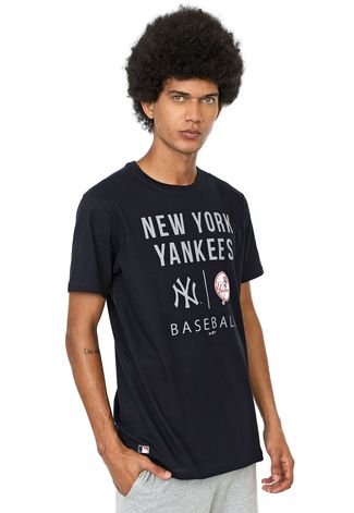 Camisa MLB New York Yankees New Era Azul-marinho T-shirt